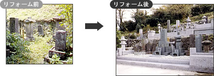 お墓のリフォーム例2